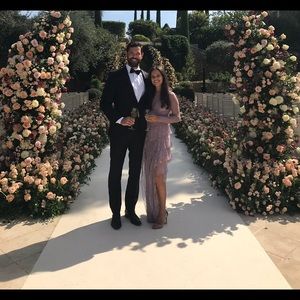 AFRM Purple lace dress